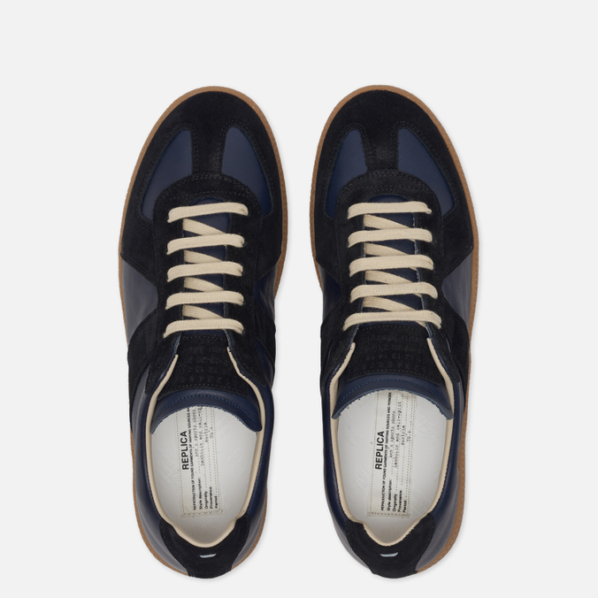 Мужские кроссовки Maison Margiela, цвет синий, размер 46 S57WS0236-P1895-961 Replica Low Top Carry Over - фото 2
