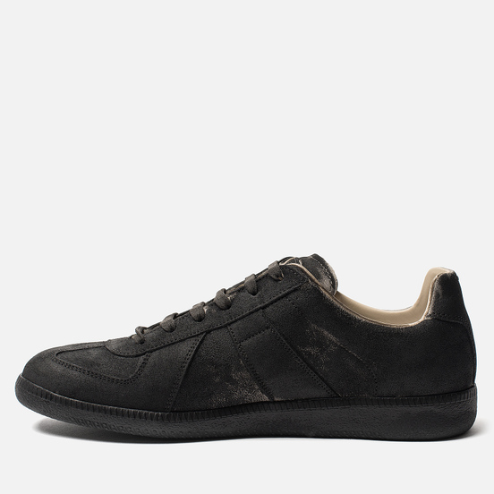 Мужские кроссовки Maison Margiela Replica Low Top Grey/Black Print