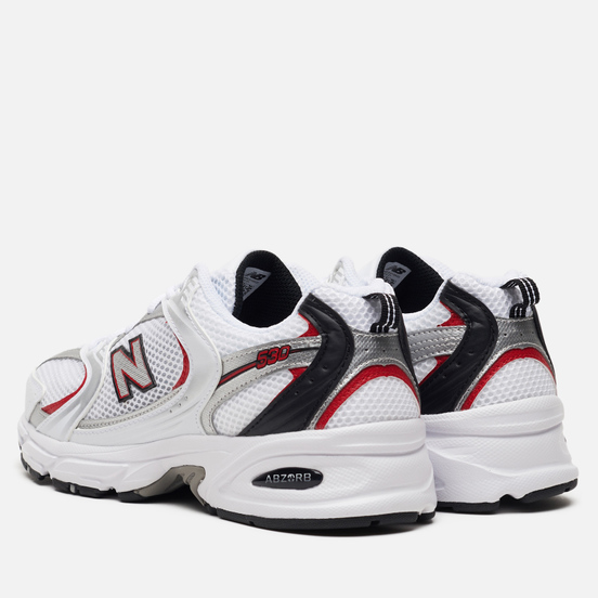 Мужские кроссовки New Balance 530v2 Retro White/Silver/Red