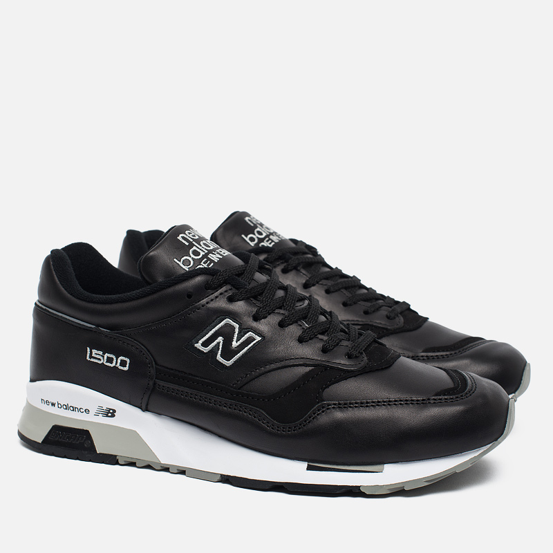 new balance 500 black leather