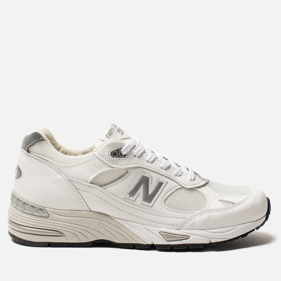Мужские кроссовки New Balance M991WHI White/Light Grey