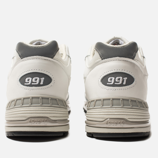 Мужские кроссовки New Balance M991WHI White/Light Grey