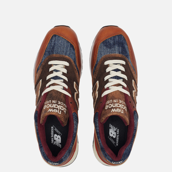 Мужские кроссовки New Balance M997SOC Elevated Basics Brown/Blue/White