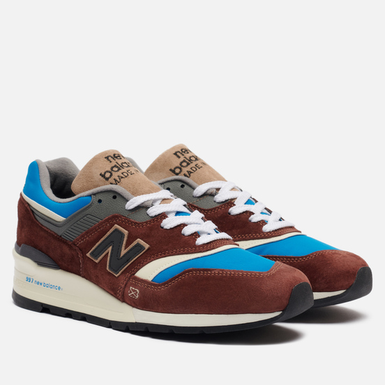 Мужские кроссовки New Balance M997SOE Elevated Basics Brown/Blue/White