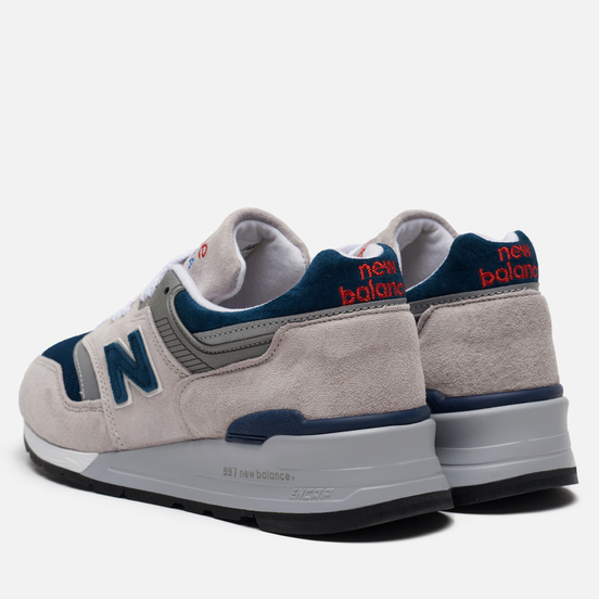 Мужские кроссовки New Balance M997WEB Suede Grey/Navy