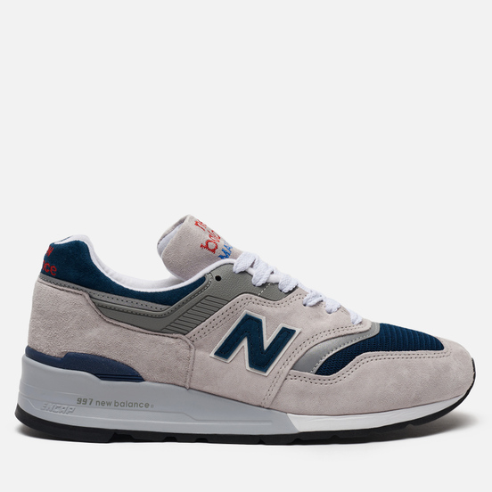Мужские кроссовки New Balance M997WEB Suede Grey/Navy