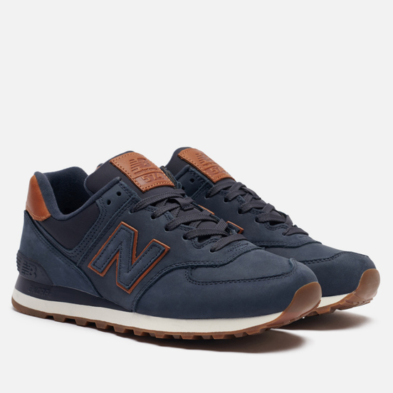 Мужские кроссовки New Balance ML574NBD Dark Blue/Brown