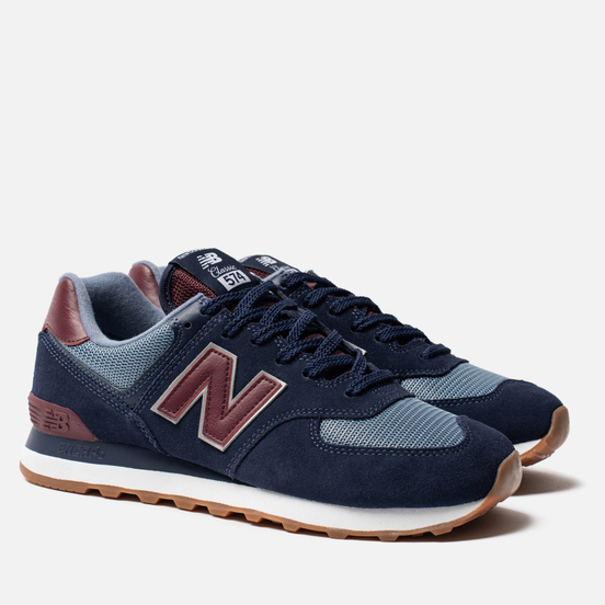 Мужские кроссовки New Balance ML574SPO Navy/Red