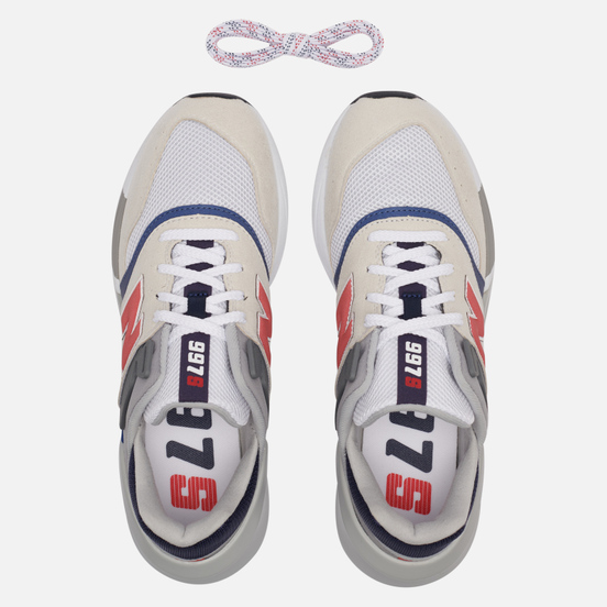 Мужские кроссовки New Balance MS997LOS Grey/Navy/Red