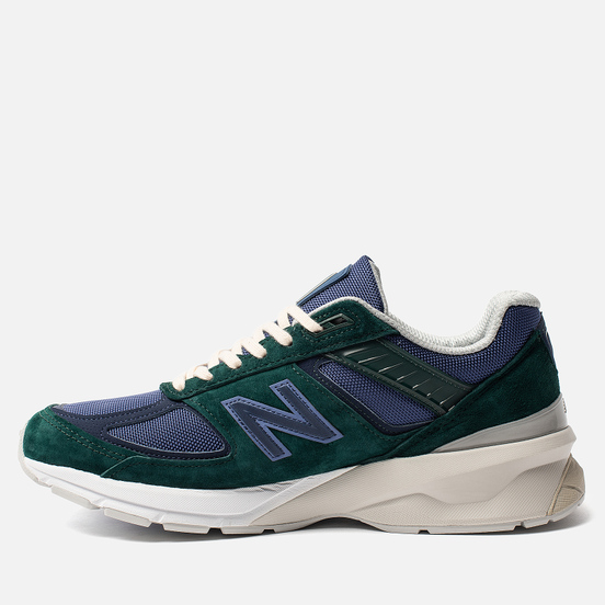 Мужские кроссовки New Balance x Aime Leon Dore 990v5 Green/Violet/White