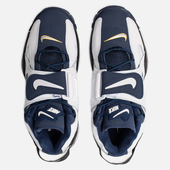 Мужские кроссовки Nike Air Barrage Mid White/Midnight Navy/Black/Laser Orange