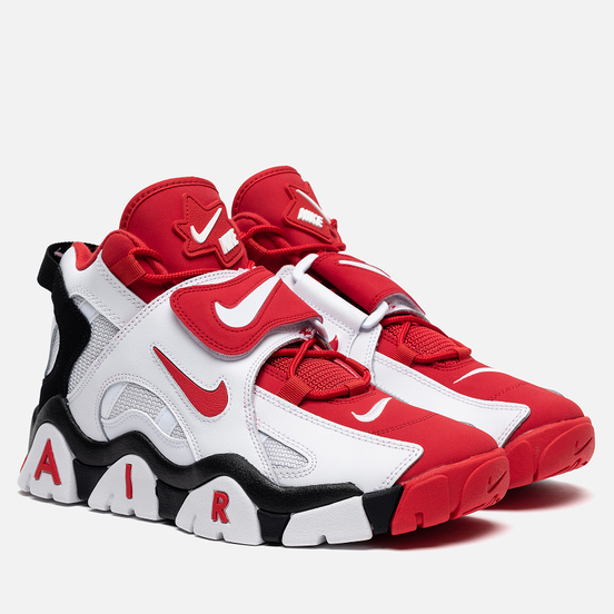nike air barrage mid university red