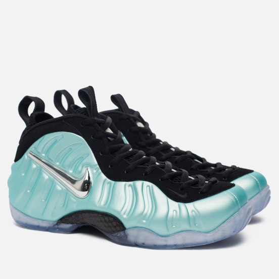 Мужские кроссовки Nike Air Foamposite Pro Island Green/Metallic Platinum