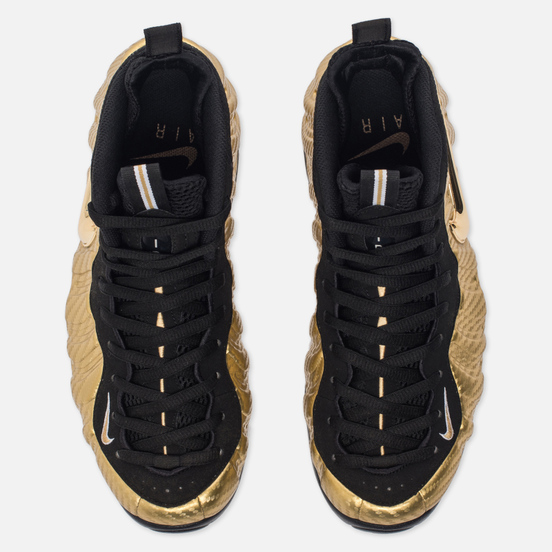 Мужские кроссовки Nike Air Foamposite Pro Metallic Gold/Black/Black/White