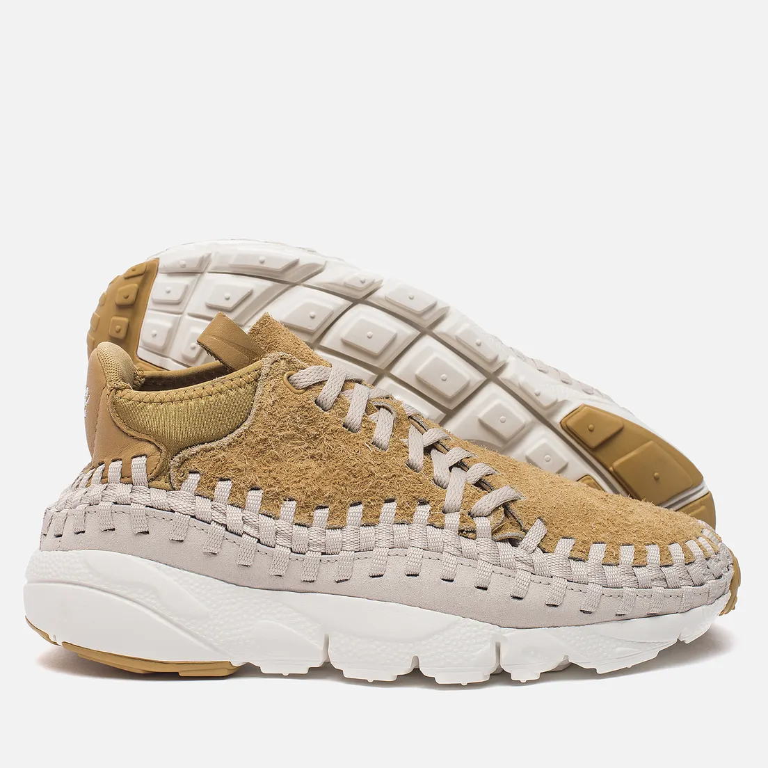 Nike Мужские кроссовки Air Footscape Woven Chukka QS Hairy Suede Pack