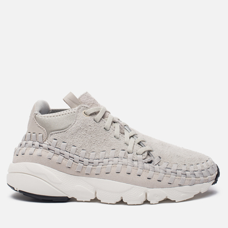 Мужские кроссовки Nike Air Footscape Woven Chukka QS Hairy Suede Pack Light Bone