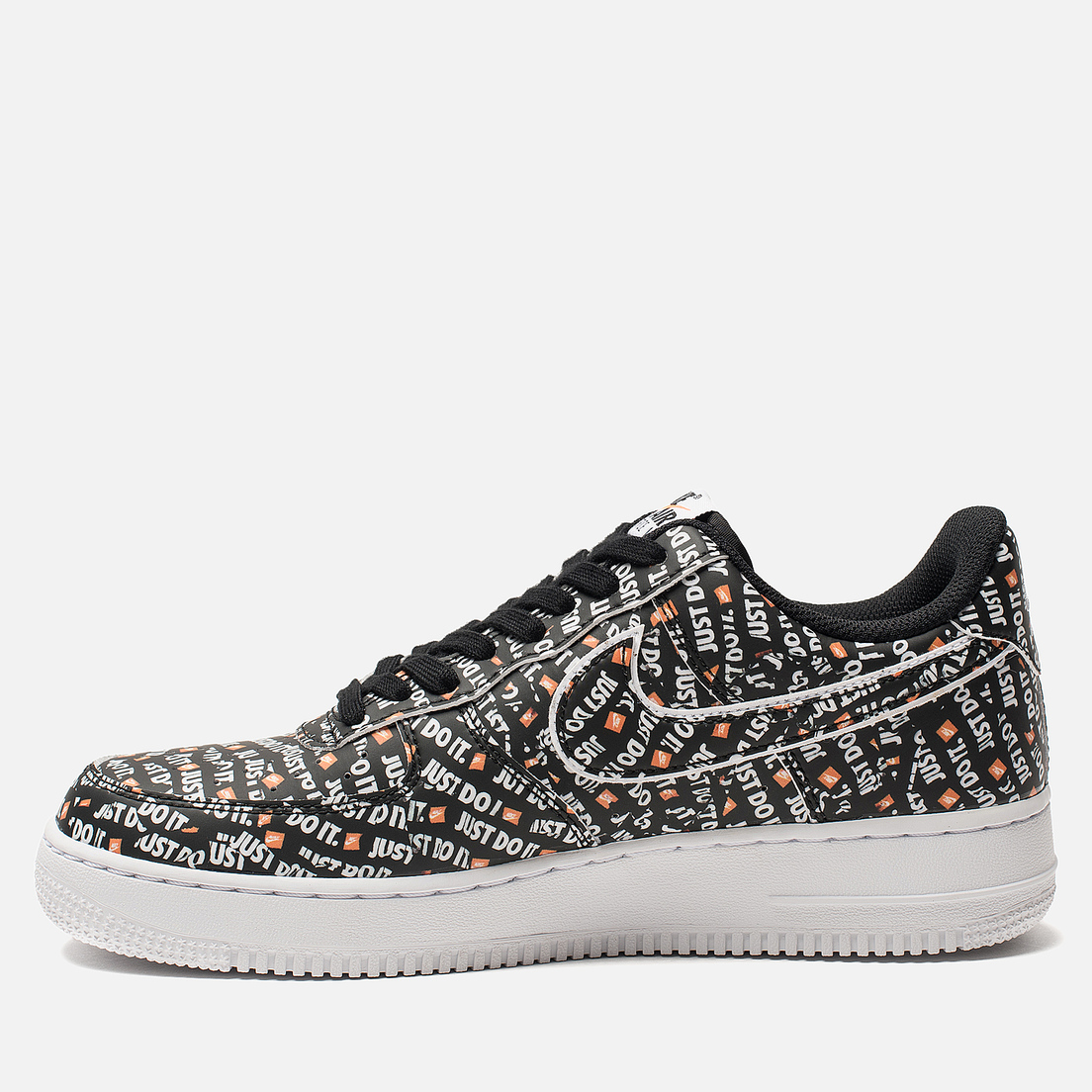 Air force 1 just do it orange black best sale