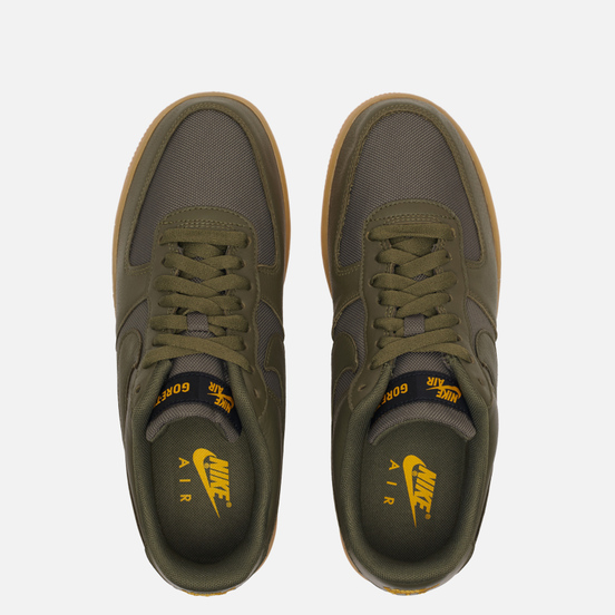 Мужские кроссовки Nike Air Force 1 Gore-Tex Medium Olive/Sequoia/Gold/Black