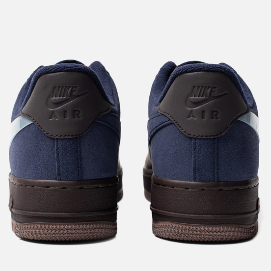 Мужские кроссовки Nike Air Force 1 Premium Burgundy Ash/Celestine Blue