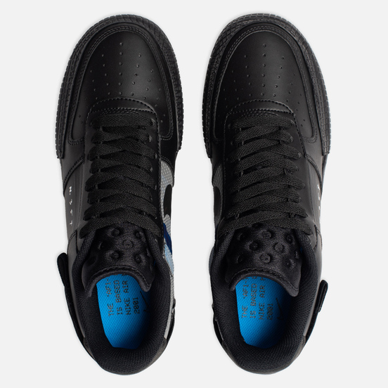 Кроссовки Nike Air Force 1 Type Black/Photo Blue/Platinum Tint