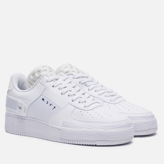 Мужские кроссовки Nike Air Force 1 Type White/White/White