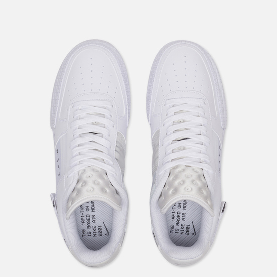 Мужские кроссовки Nike Air Force 1 Type White/White/White
