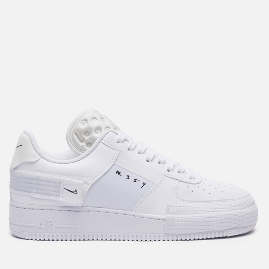 Мужские кроссовки Nike Air Force 1 Type White/White/White
