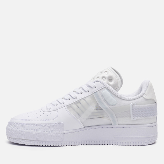 Мужские кроссовки Nike Air Force 1 Type White/White/White