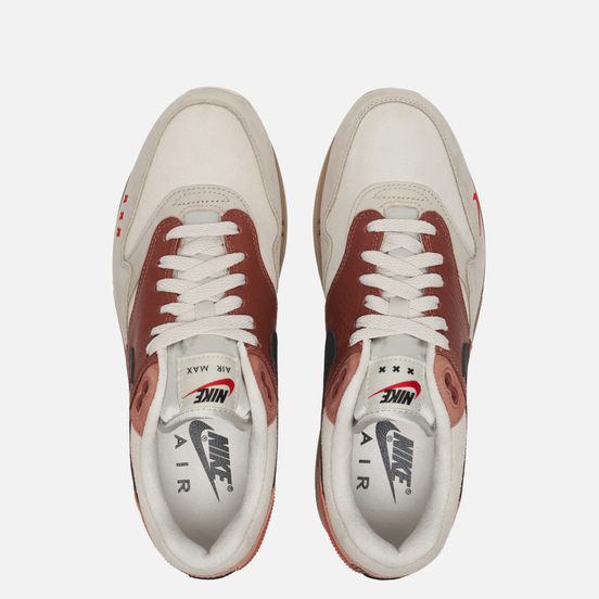 Мужские кроссовки Nike Air Max 1 City Pack Red Bark/Khaki/Terra Blush/Dusty Peach