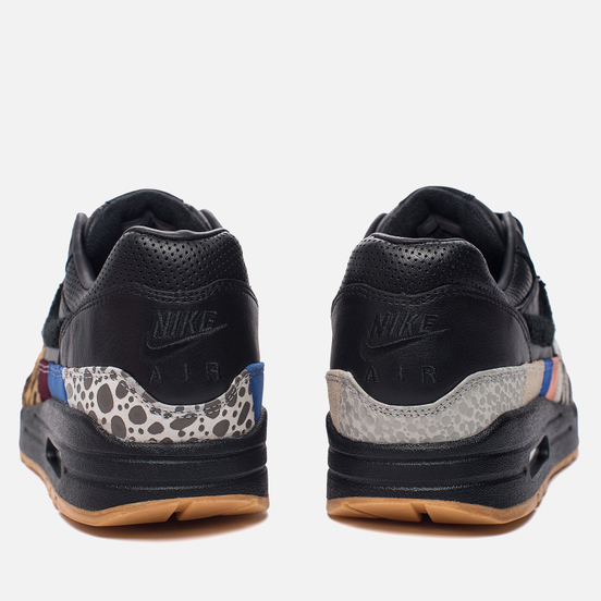 Мужские кроссовки Nike Air Max 1 Master Black/Black/University Red/International Blue