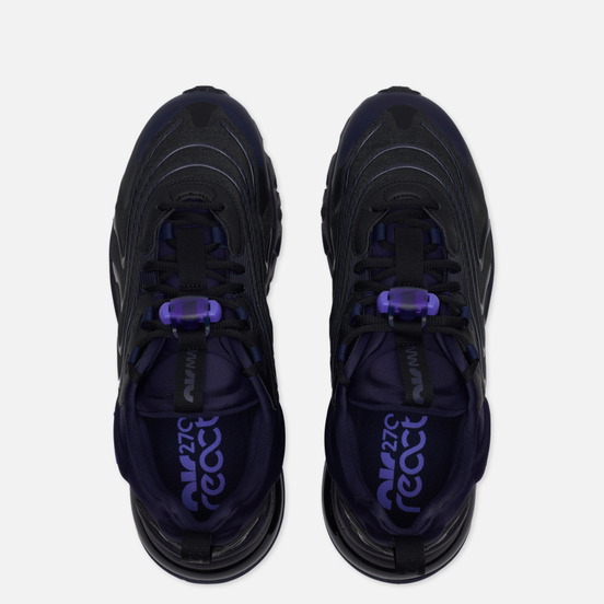 Мужские кроссовки Nike Air Max 270 React ENG Black/Sapphire/Obsidian