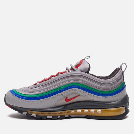 Мужские кроссовки Nike Air Max 97 QS Nintendo 64 Atmosphere Grey/Habanero Red