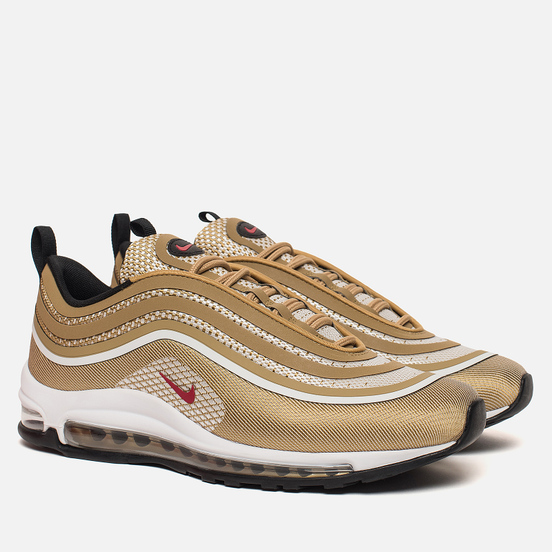 Мужские кроссовки Nike Air Max 97 Ultra '17 Metallic Gold/University Red/Black/White