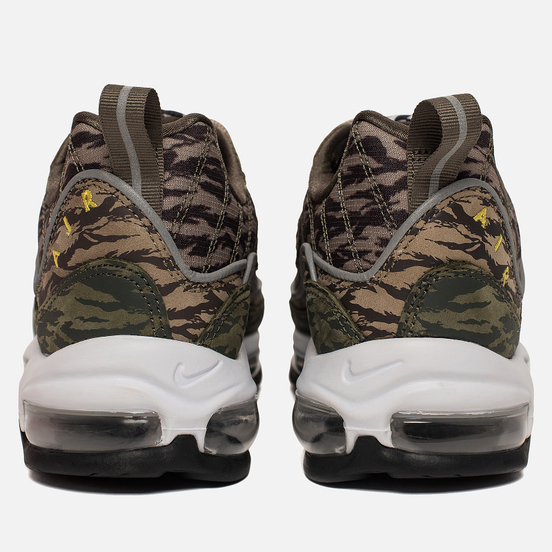 Мужские кроссовки Nike Air Max 98 All Over Print Khaki/Team Orange/Medium Olive