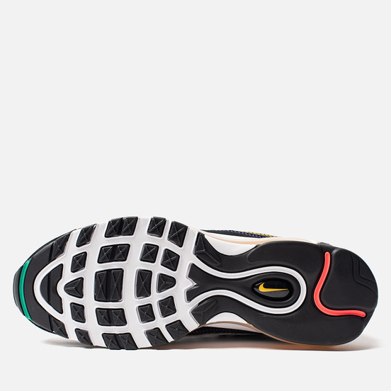 Мужские кроссовки Nike Air Max 98 Premium Black/Flash Crimson/Kinetic Green