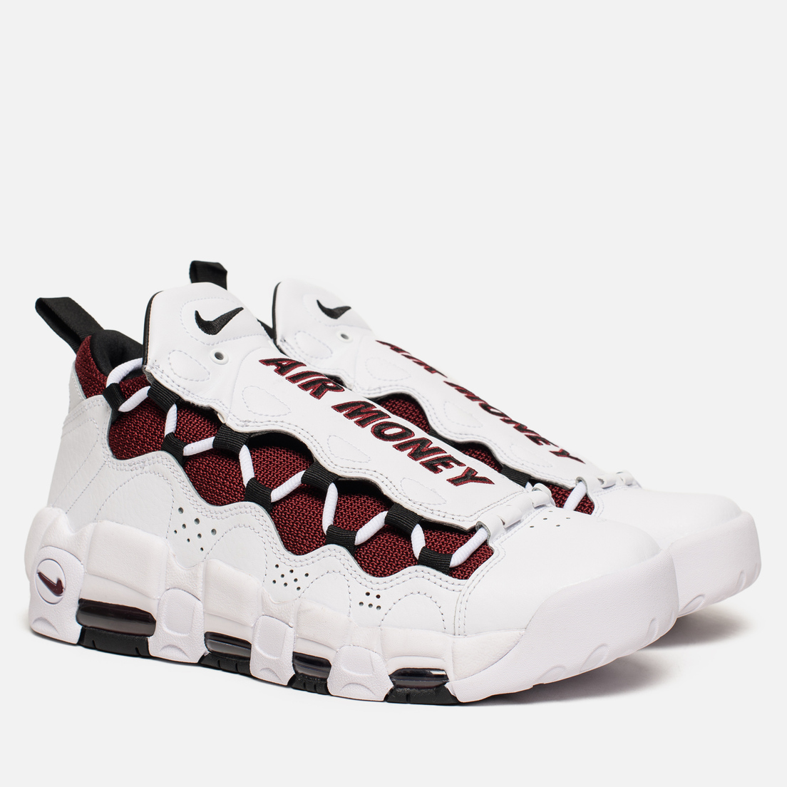 nike air more money white and red