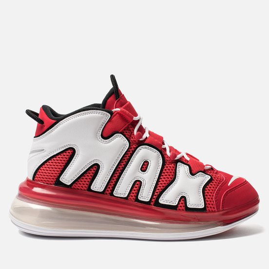 Мужские кроссовки Nike Air More Uptempo 720 QS 2 University Red/White/Black