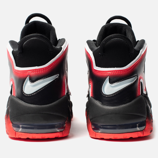Мужские кроссовки Nike Air More Uptempo 96 Black/White/Laser Crimson