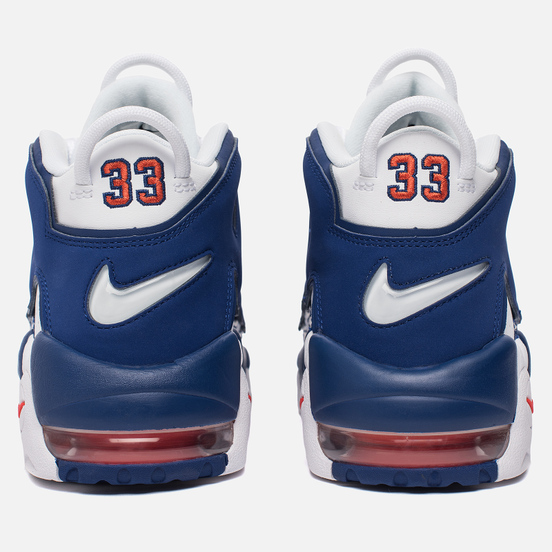 Мужские кроссовки Nike Air More Uptempo '96 White/Deep Royal Blue/Team Orange