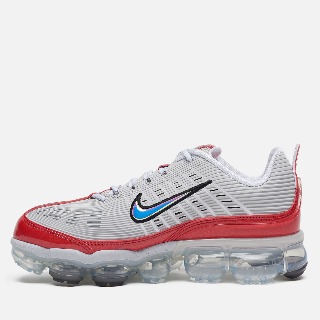 Nike air vapormax 360 grey white red best sale