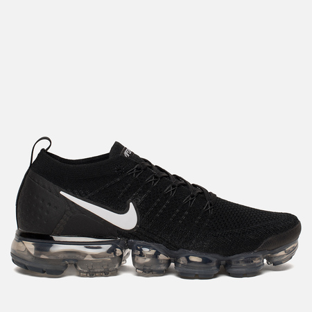 nike air vapormax flyknit 2 grey and black