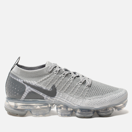 Мужские кроссовки Nike Air Vapormax Flyknit 2 Wolf Grey/Pure Platinum/Total Orange