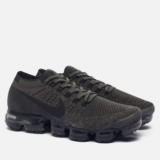Мужские кроссовки Nike Air Vapormax Flyknit Midnight Fog/Cargo Khaki/Desert Moss