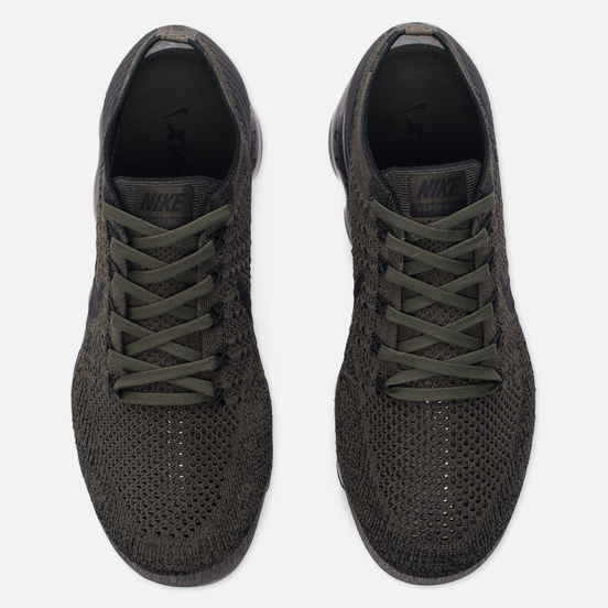 Мужские кроссовки Nike Air Vapormax Flyknit Midnight Fog/Cargo Khaki/Desert Moss