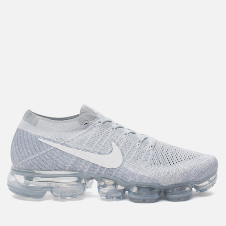 Мужские кроссовки Nike Air Vapormax Flyknit Pure Platinum/White/Wolf Grey