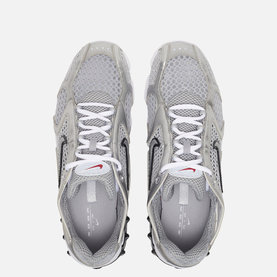 Мужские кроссовки Nike Air Zoom Spiridon Cage 2 Light Smoke Grey/Metallic Silver