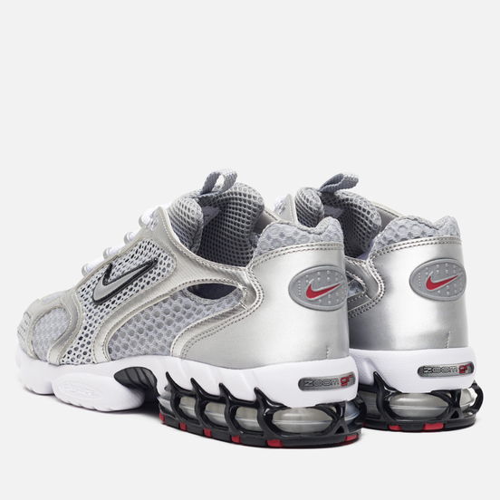 Мужские кроссовки Nike Air Zoom Spiridon Cage 2 Light Smoke Grey/Metallic Silver