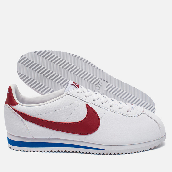 Мужские кроссовки Nike Classic Cortez Leather White/Varsity Royal/Varsity Red