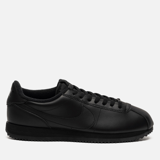 Мужские кроссовки Nike Cortez Basic Leather Black/Black/Anthracite
