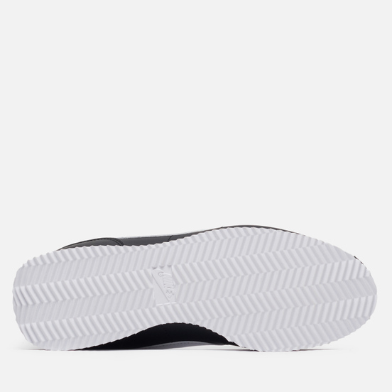 Мужские кроссовки Nike Cortez Basic Leather Black/White/Metallic Silver